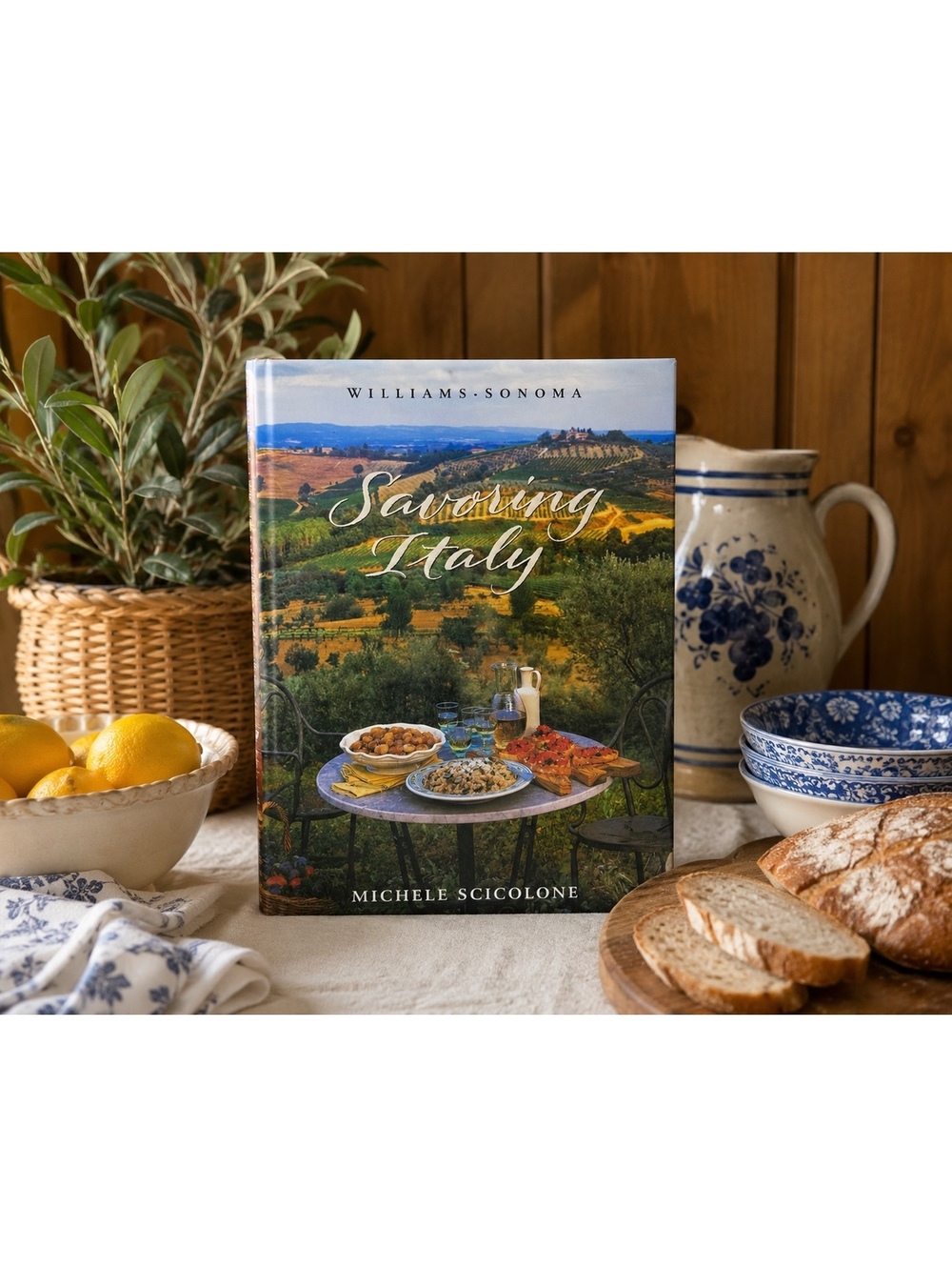 Williams Sonoma Savoring Italy Hardcover Cookbook Michele Scicolone 1999